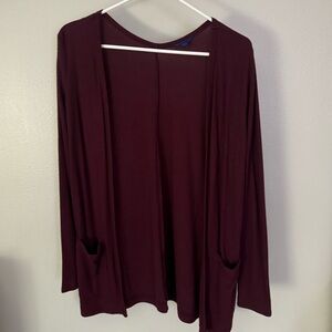 Aeropostale Maroon Cardigan